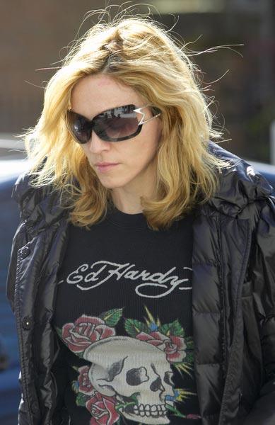 Madonna Wearing Ed Hardy
